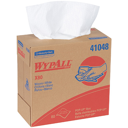 Kimberly Clark<span class='rtm'>®</span> WypALL<span class='afterCapital'><span class='rtm'>®</span></span> X80 9.1 x 16.8" Heavy-Duty Wipers Dispenser Box