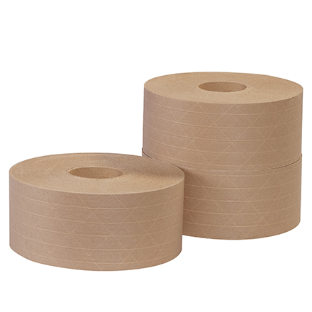 3"x900' Curby recycled reinforced Water-activated Tape